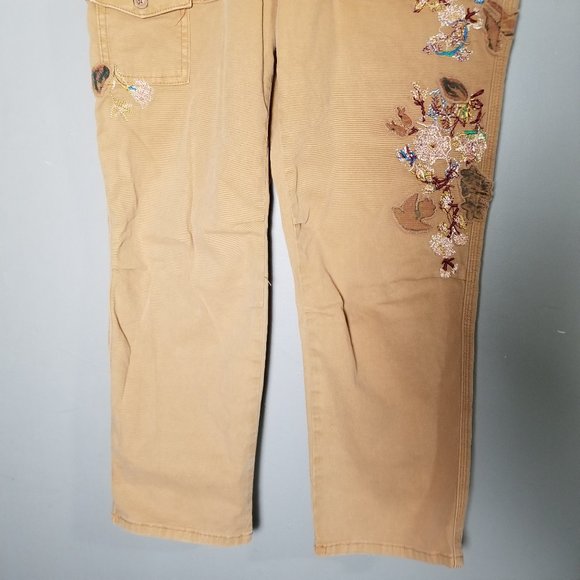 Anthropologie Wanderer Embroidered Cargo Pants - Picture 5 of 11